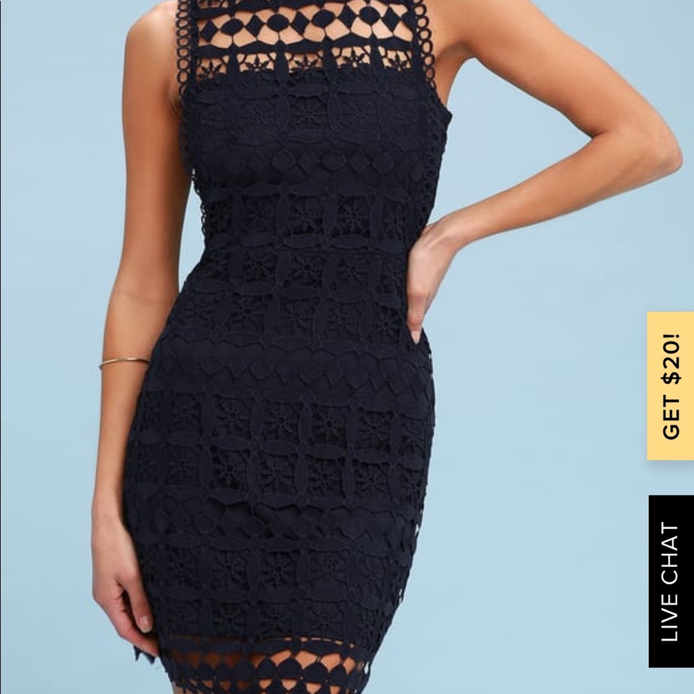 Lulus Navy Dress
